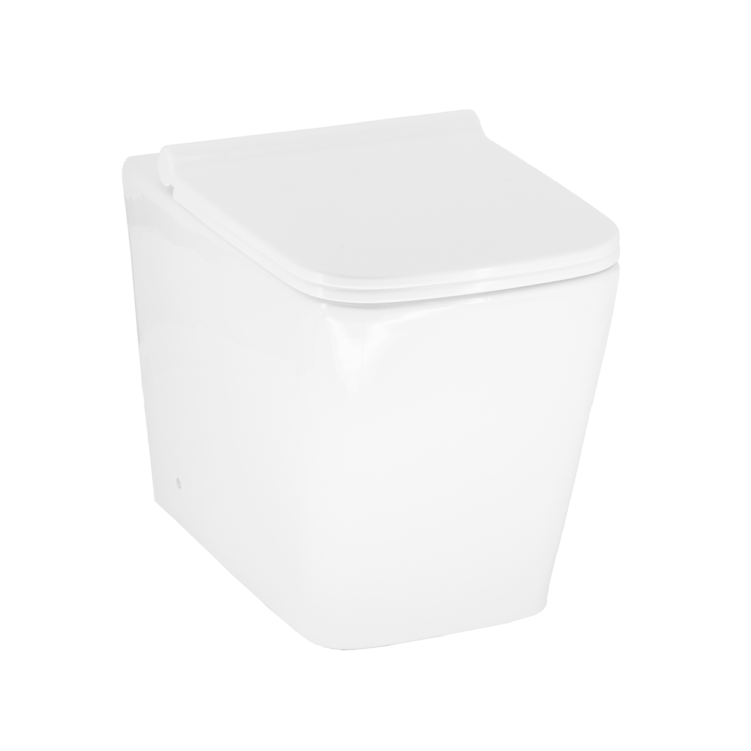 Vaso Sanitário Convencional Quadrado LUX Branco Brilho - Movel do Brasil