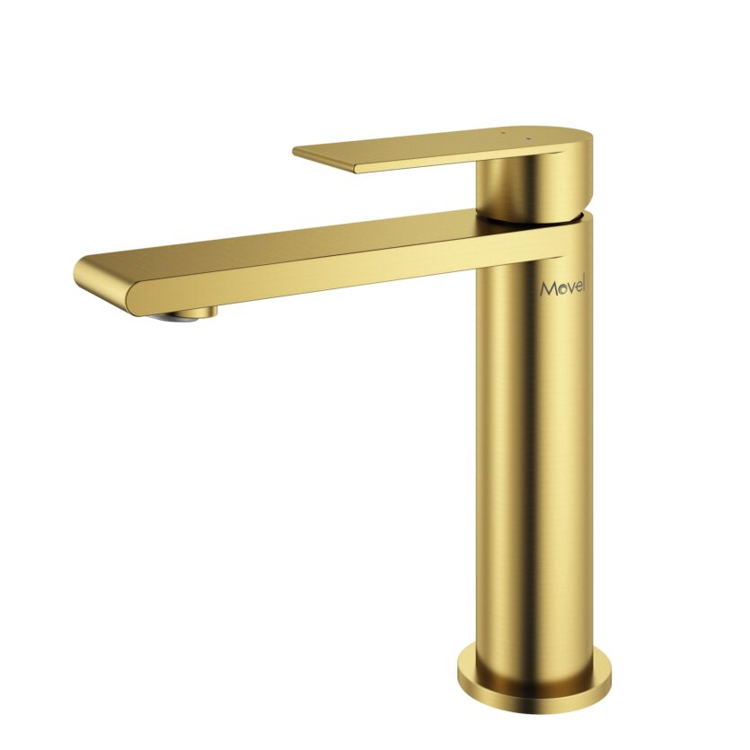 Misturador Monocomando Bica Baixa Athena Gold Escovado