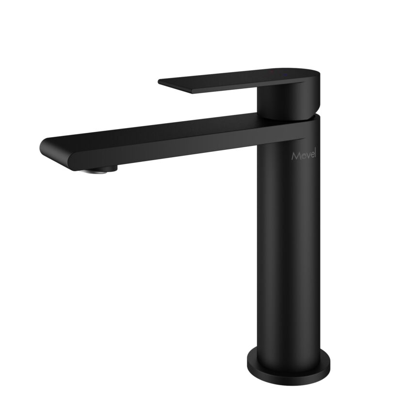 Misturador Monocomando Bica Baixa Athena Preto Fosco