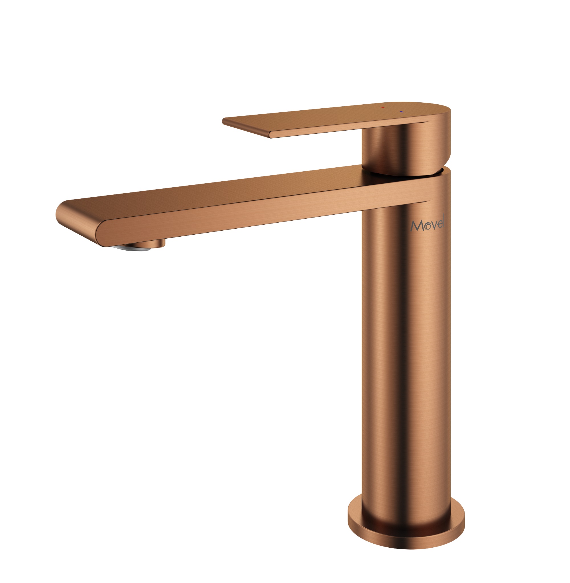 Misturador Monocomando Bica Baixa Athena Rose Gold Escovado