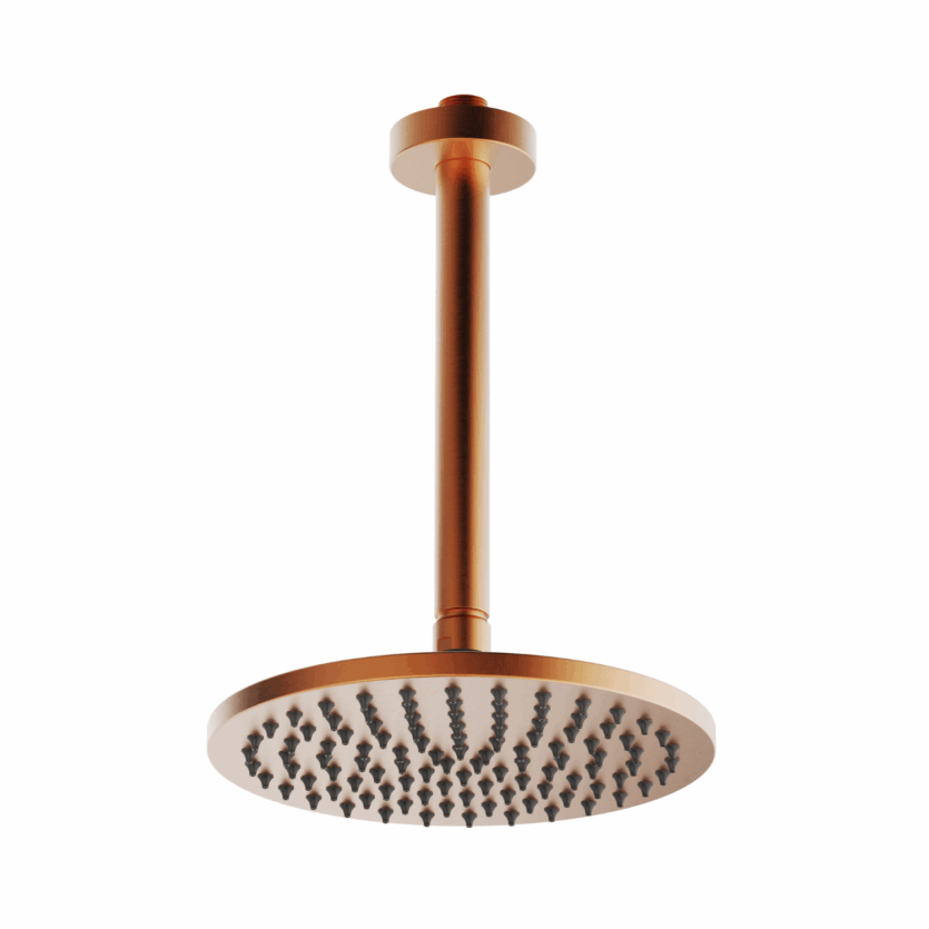 Chuveiro de Teto Round Rose Gold Escovado