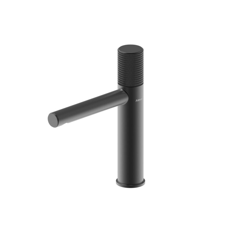 Misturador Monomix Bica Baixa Round Preto Fosco