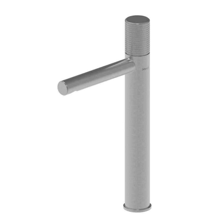 Misturador Monomix Bica Alta Round Aço Escovado