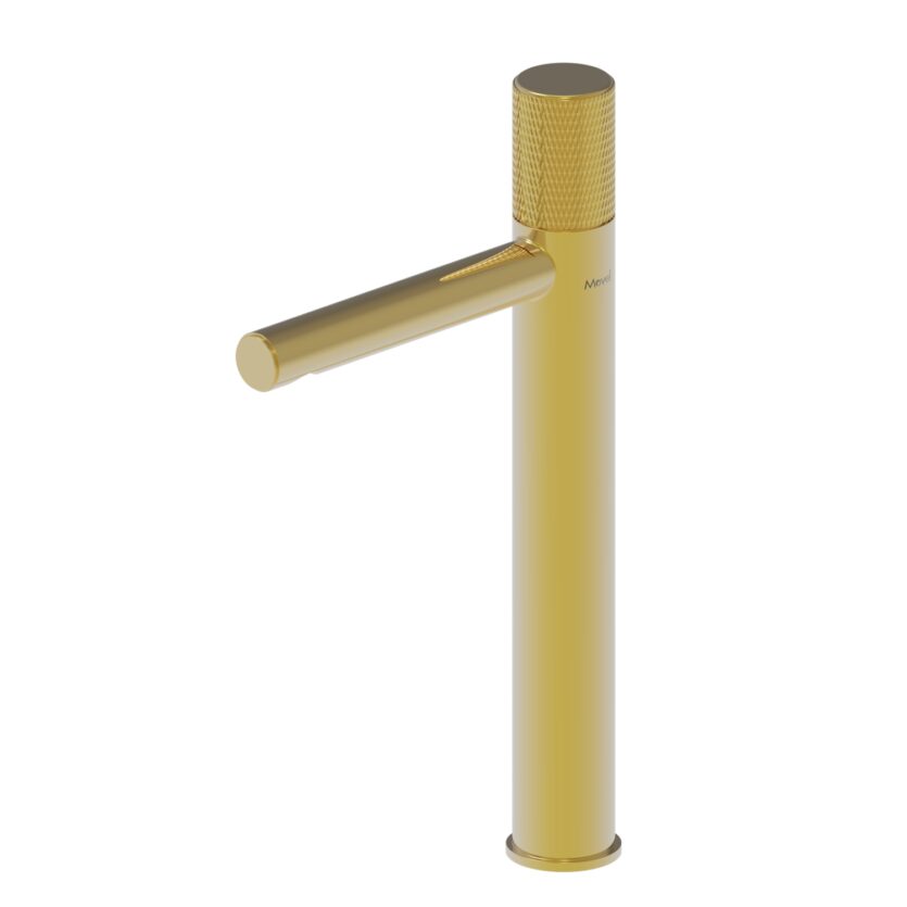 Misturador Monomix Bica Alta Round Gold Dourado