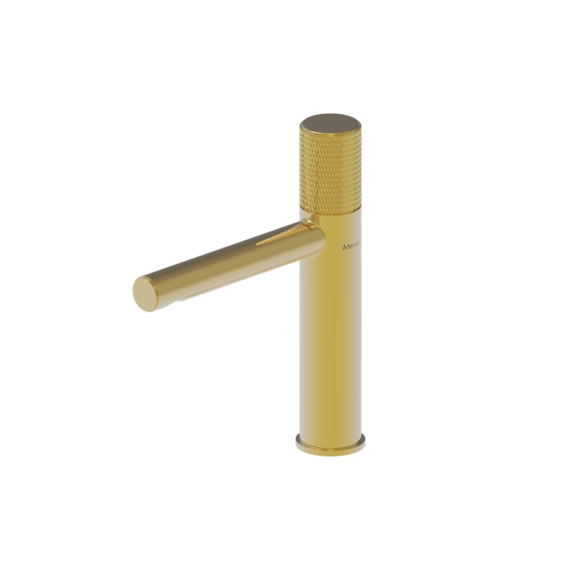 Misturador Monomix Bica Baixa Round Gold Dourado