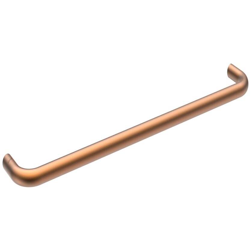 Toalheiro Porta Toalhas de Banho de Parede 60 Round Rose Gold Escovado