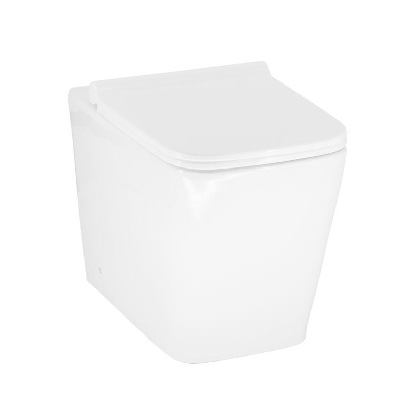Vaso Sanitário Convencional Quadrado LUX Branco Fosco