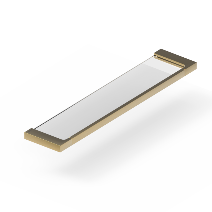 Porta Shampoo Lux Gold Escovado
