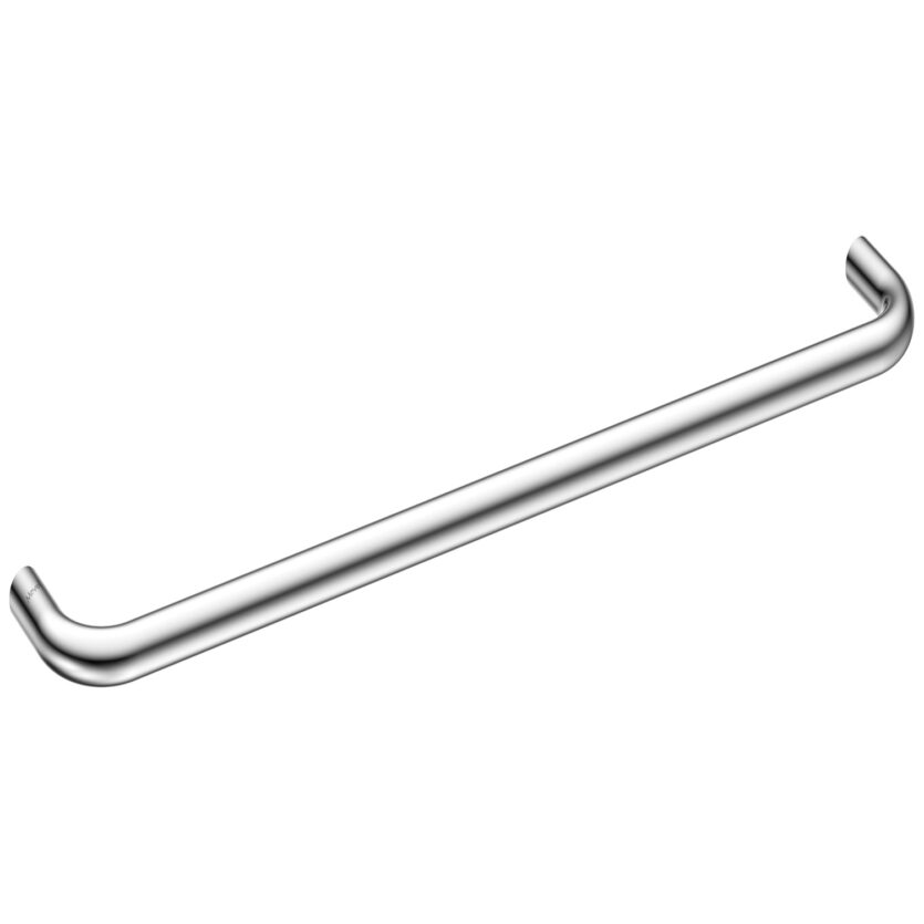 Toalheiro Porta Toalha de Banho de Parede 60 Round Cromado