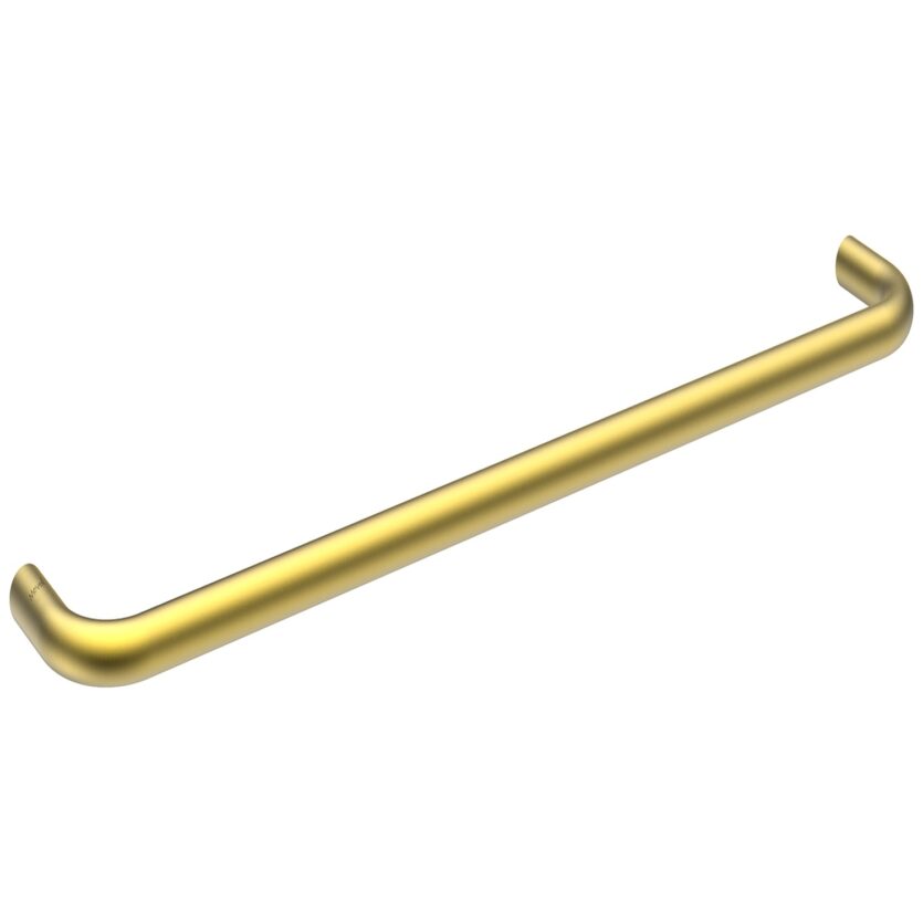 Toalheiro Porta Toalhas de Banho de Parede 60 Round Gold Escovado