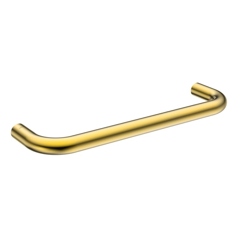 Toalheiro Porta Toalha de Rosto de Parede 30 Round Gold Dourado