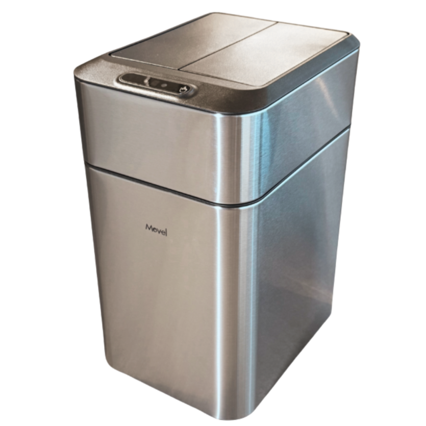 Lixeira Lux com Sensor e Balde Removível 11l Inox Escovado
