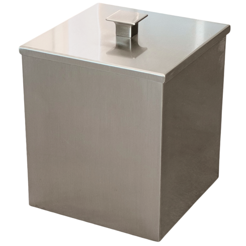 Lixeira Square 5L Cromado