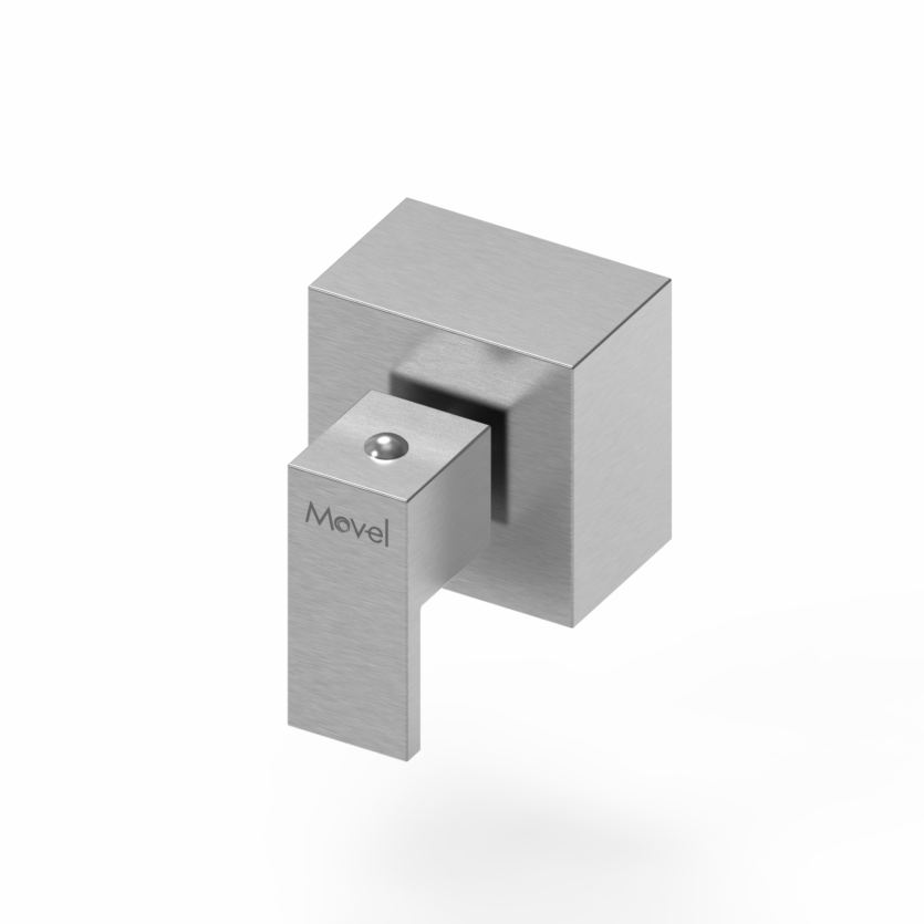 Acabamento Registro 1.1/2 Cubo Base Deca Aço Escovado