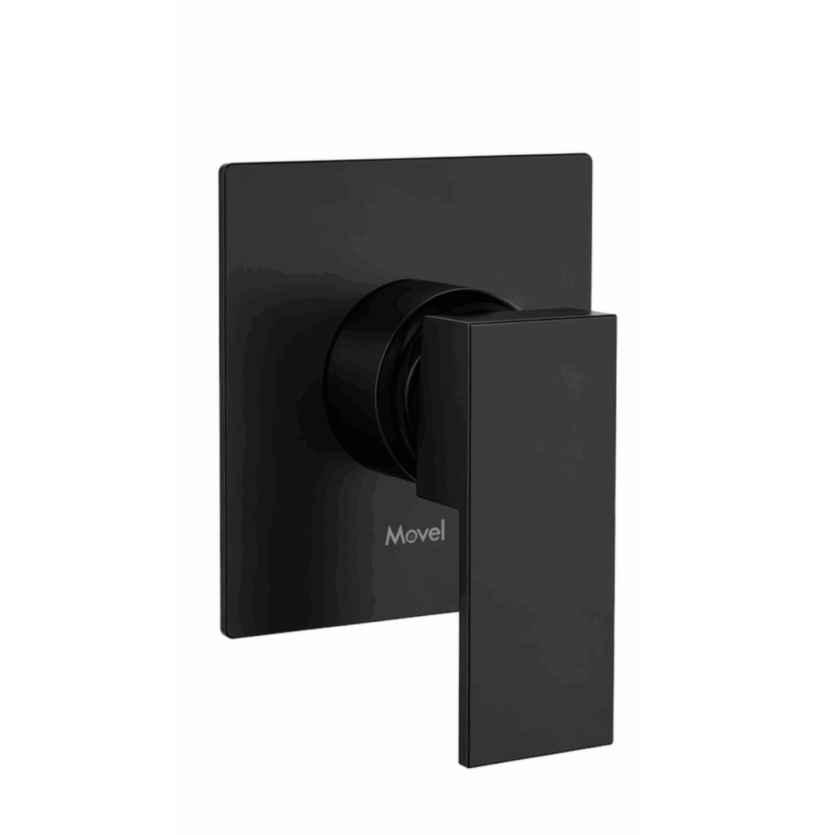 Acabamento Monocomando Chuveiro Cubo Base Docol Preto Fosco